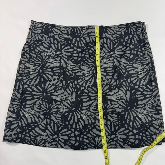 Rip Skirt Hawaii Length 2 Wrap Shibori Charcoal - Picture 5 of 5